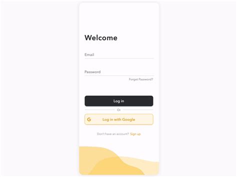 Ui Challenge 001 Log Insign Up By Earl Nie On Dribbble