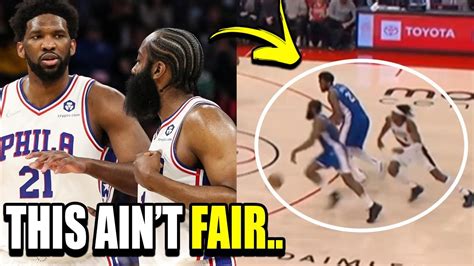 James Harden And Joel Embiid Pick N Roll Is A Glitch Youtube