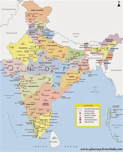 Useful Informations Indian Map