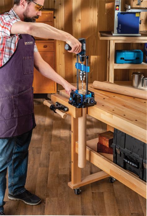 New Drill Guide And Vice From Rockler Woodshop News