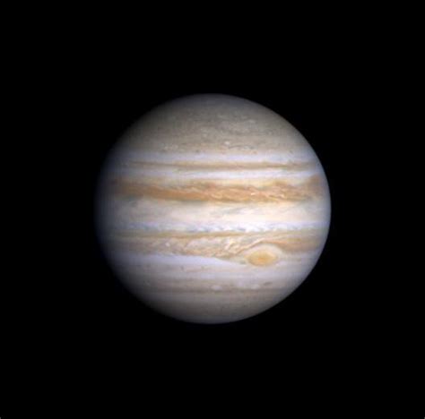 Jupiters Great Red Spot In Cassini Image
