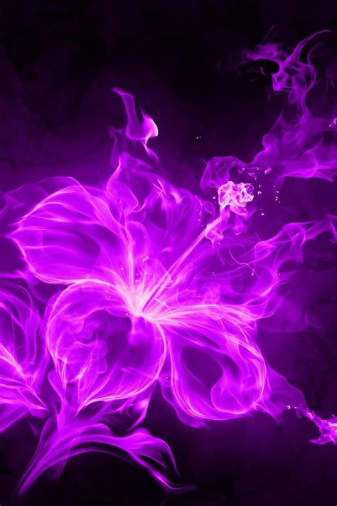Purple Flower Wallpapers For Iphone Wallpapersafari