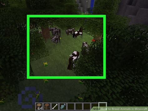 Note that animals are uninterested in food lying on the ground. How to Breed Animals in Minecraft: 14 Steps (with Pictures)