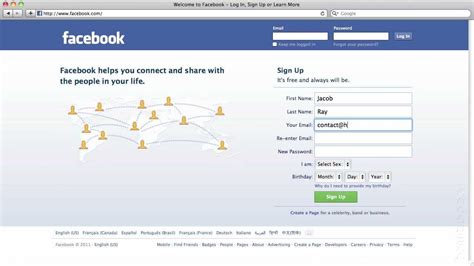 How To Open A Facebook Account Youtube