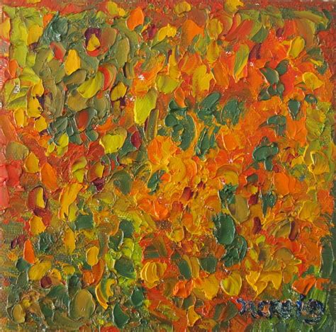 Autumn Leaves Abstract Painting By Nancy Craig Fine Art America