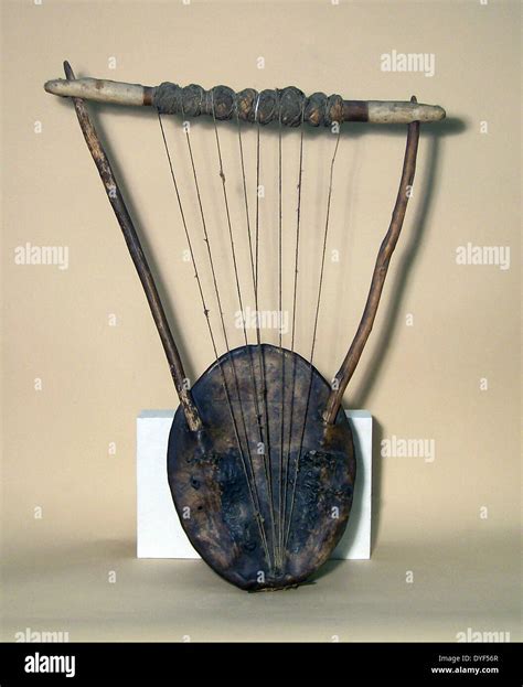 Primitive Stringed Instrument Probably African Tribal Stock Photo Alamy
