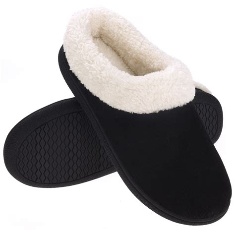 Vonmay Womens Slippers Fuzzy Slip On Indoor Outdoor House Shoes