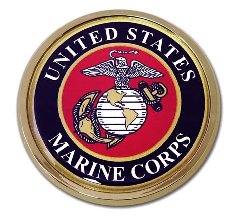 Marines Seal Chrome Emblem Elektroplate