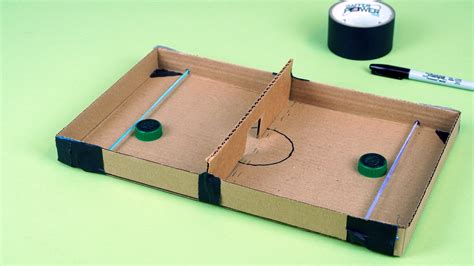 Diy Project How To Make A Cardboard Hockey Game Virtual Club