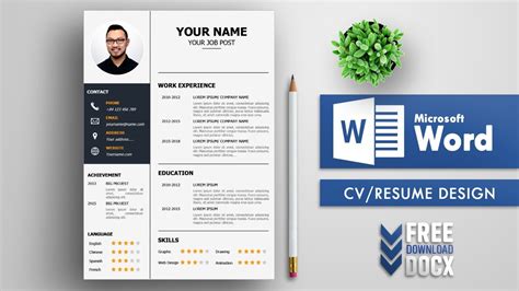 Annual report template word free download (5. CV Template Resume Design in MS Word Free Download - YouTube