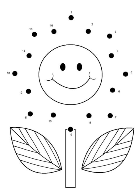 Connect The Dots Printables For Kindergarten