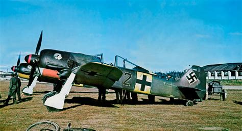 Focke Wulf Fw190a In Color Grafiq