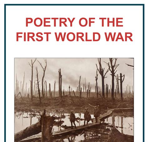 First World War Poetry Scheme Of Work Teaching Resources