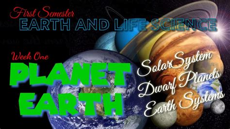 The Planet Earth Earth And Life Science Science 11 Melc 1 And 2
