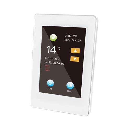 Smart Wifi Touch Screen Weekly Programmable Floor Heating Thermostat China Floor Heating