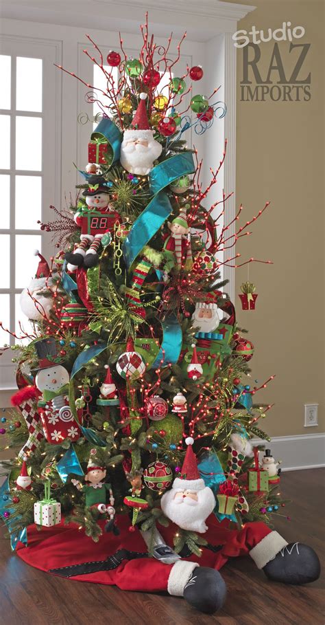 10 Multi Color Christmas Tree Decorating Ideas