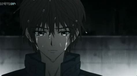 Anime Boy Crying Anime Girl Crying In The Rain Image