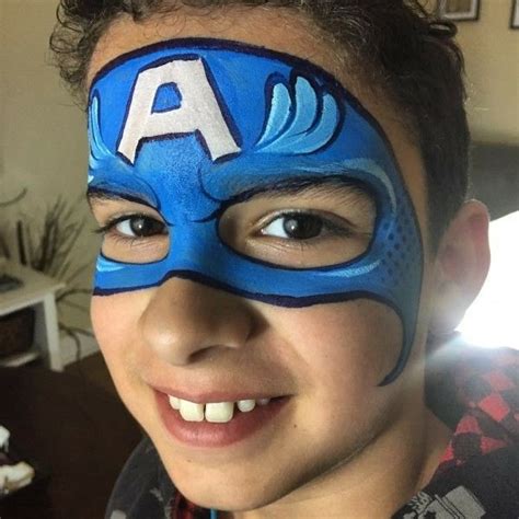 Pin By Katie Rose On Half Face Paint Superhero Face Painting Face