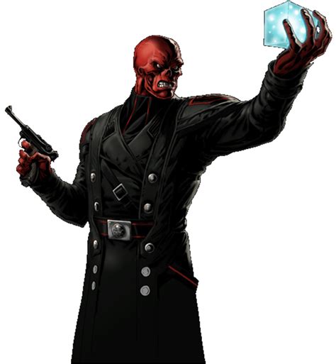 Image Red Skull Portrait Artpng Marvel Avengers Alliance Tactics