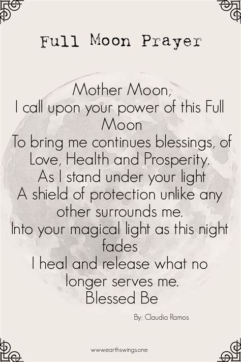 Full moon features is a film studio that rose from the ashes of 'empire pictures' lead by charles band. Full Moon Prayer | Full moon spells, Full moon, New moon rituals