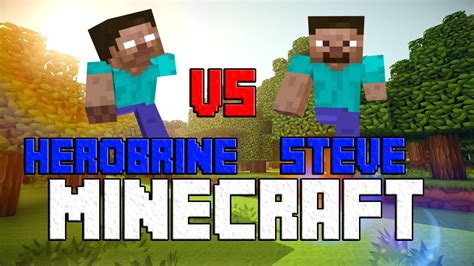 Steve Vs Herobrine Minecraft Short Youtube