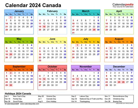 2024 Printable Calendar With Holidays Printable World Holiday