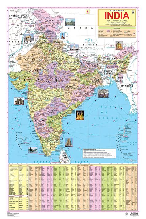 India Political Map In A4 Size For Printable Map Of India Printable