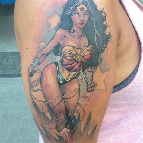 16 Powerful Wonder Woman Tattoos Wonder Woman Tattoo Epic Tattoo