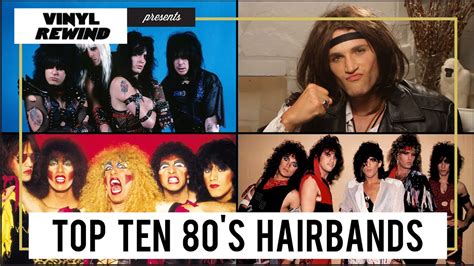 Top 10 Hair Bands Of The 80s Vinyl Rewind Youtube
