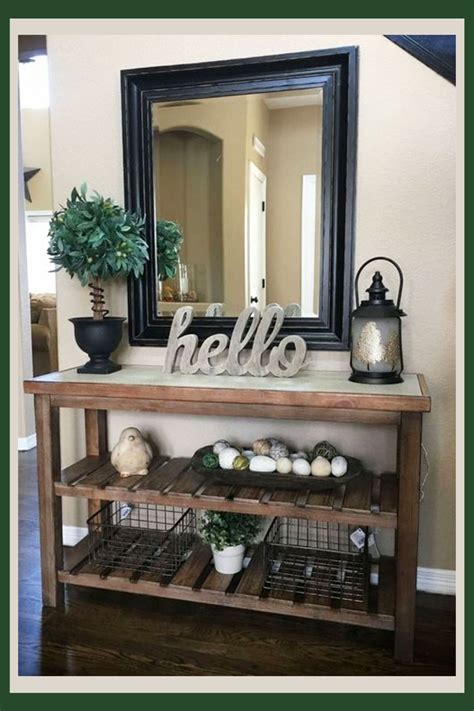 20 Rustic Entry Table Decor