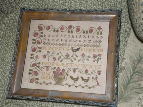 Strawberry Samplerheartstring Samplery Design Samplers Needlepoint