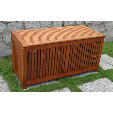 Vifah® Bresa Outdoor Wood Storage Box 218675 Patio Furniture At