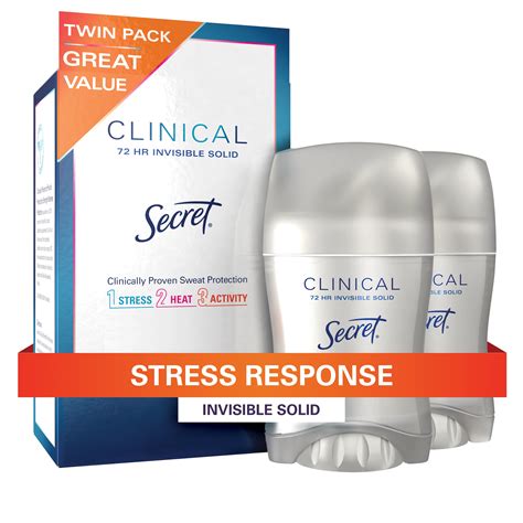 Secret Clinical Strength Invisible Solid Antiperspirant and Deodorant