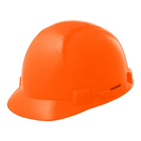 Lift Safety Briggs Hi Viz Orange 4 Point Ratchet Suspension Short Brim