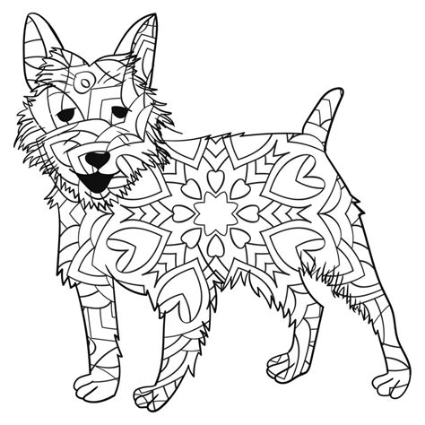 More images for dibujos de mandalas de animales faciles » Mandalas de perros para colorear | Billedkunst