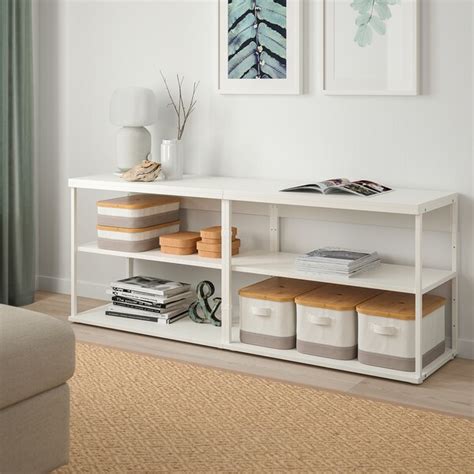 I tillegg finner du inspirasjon til interiør og design for det moderne kjøkken eller stilrene bad. PLATSA Åpen hylle - hvit - IKEA
