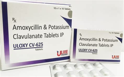 Uloxy Cv 625 Amoxicillin 500mg Clavulanic Acid 125 Mg Treatment