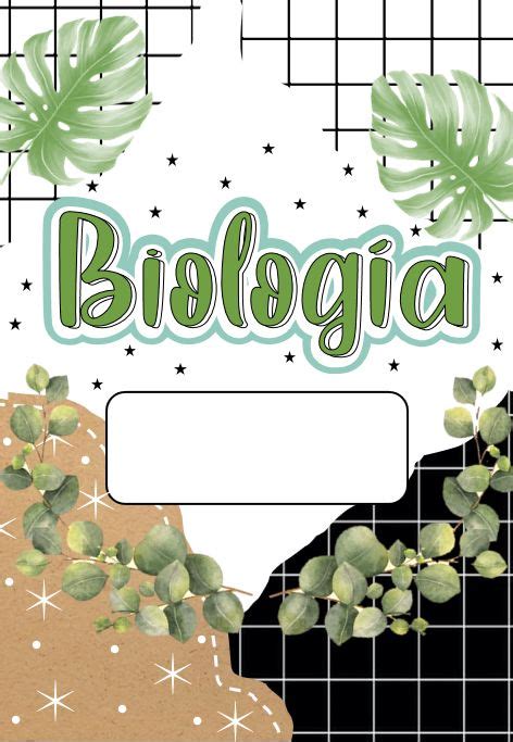 Portadas De Biología 2023 Ideas Bonitas Fáciles Carátulas