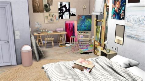 Artist Bedroom At Modelsims4 The Sims 4 Catalog