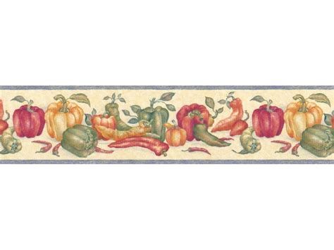 Kitchen Wallpaper Borders Vegetables Wallpaper Border