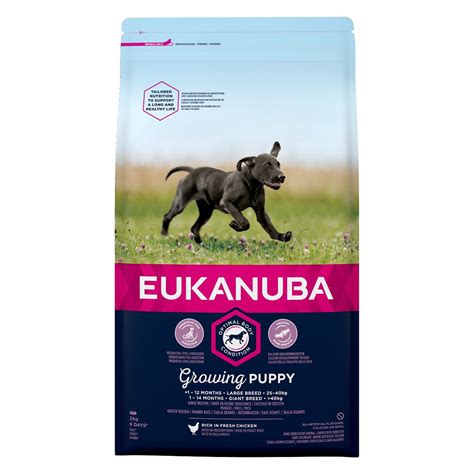 Eukanuba™ puppy formulas have clinically proven levels of dha for smarter, more trainable puppies. Eukanuba Growing Puppy Large Breed Chicken 2kg - Eukanuba ...