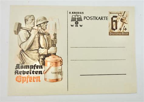 Imcs Militaria Third Reich Postcard