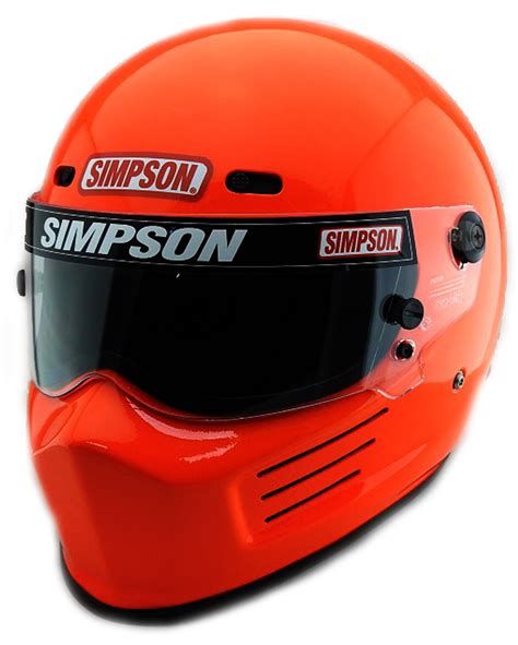 Simpson Super Bandit Helmet Snell Sa2015 Safety Orange