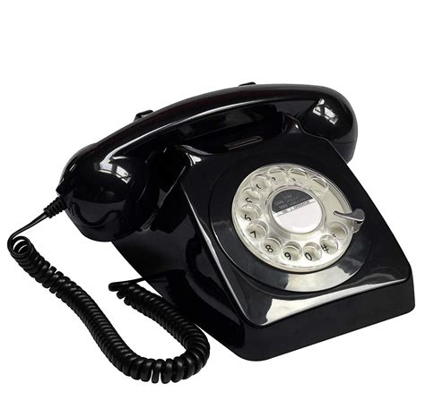 Gpo 746 Rotary Dial Telephone Black Electronics