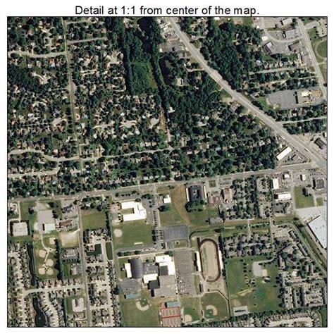 Aerial Photography Map Of Greenwood In Indiana