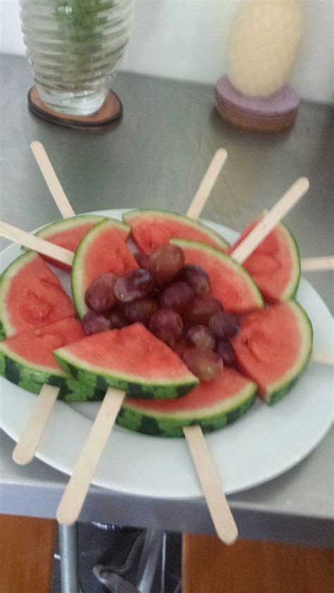 Melon Pops Race Party Watermelon Fruit Food Essen Meals Yemek Eten