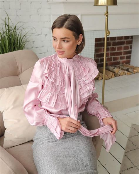 ruffle bow blouse fashion tops blouse beautiful blouses pretty dresses