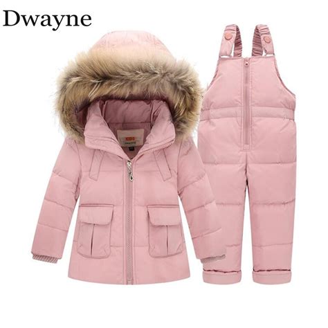1 2 3 Years Kids Girls Down Winter Jacket Suit Toddler Infant Baby Boys