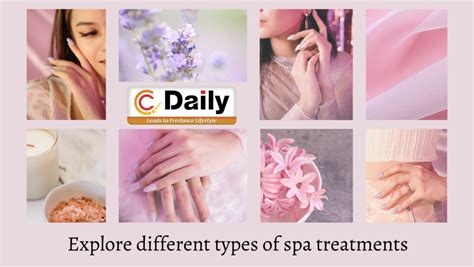 Different Types Of Spa Treatments CC Daily
