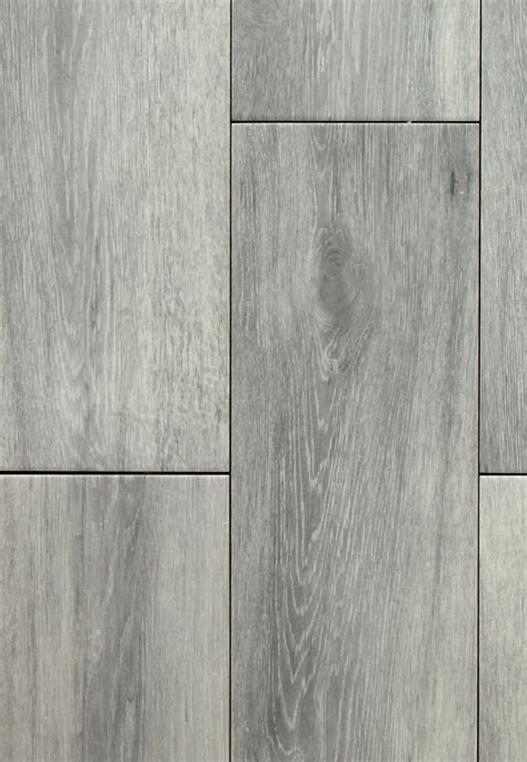 Niove Silver Faux Wood 7 X 20 Ceramic Floor Tile